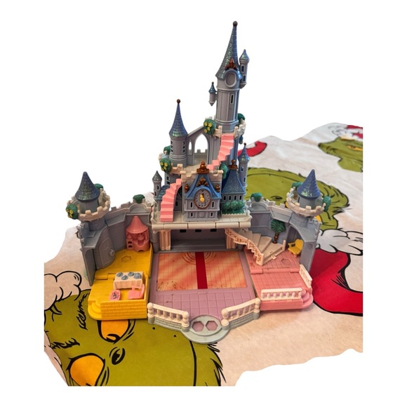 1995 (Vintage) Polly Pocket - Disney Cinderella castle Blue Bird No Figures - Picture 2 of 5